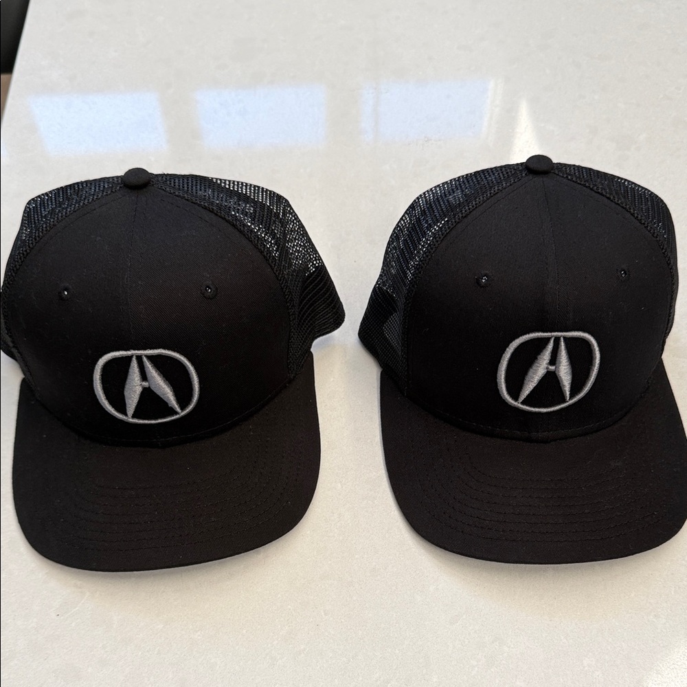 Acura Black Mesh Trucker Hat with Logo